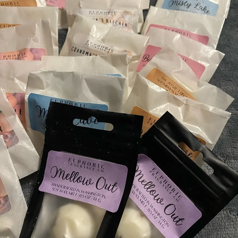 Euphoric Fragrance Co Wax Melts Bundle Lot 22 Pack Soy Wax Melts